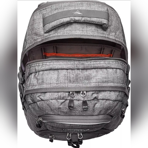 High Sierra Access 2.0 Laptop Backpack, Woolly Weave/Slate -One Size New - Picture 6 of 16